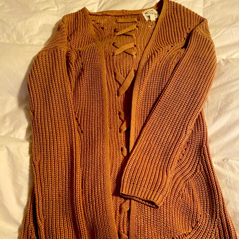Cardigan Rose colored small by Hippy Rose